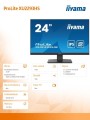 Monitor 23.8 cala XU2493HS-B5 IPS,HDMI,DP,2x2W,ACR,Ficker free -1634980