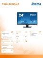 Monitor 23.8 cala XU2494HS-B2 VA,FHD,HDMI,DP,2x2W,VESA -1609475