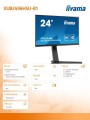 Monitor 23.8 cala XUB2496HSU-B IPS,1ms,HDMI,DP,FreeSync,USB,2x2W-1481755