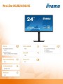 Monitor 23.8 cala XUB2494HS-B2 VA,FHD,HDMI,DP,2x2W,HAS,VESA-1609481