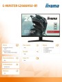 Monitor 23.6 cale G2466HSU-B1,FHD,VA,165HZ,1500R,1MS,DP,HDMIx2,USBx2-1468476
