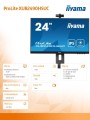 Monitor 23.8 cala XUB2490HSUC-B5 IPS,FHD,CAM,MIC,HDMI,DP,HAS(150mm)-1635044
