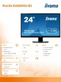 Monitor 23.8 ProLite X2483HSU-B3 AMVA,HDMI,USB,DP,2x2W-1387611