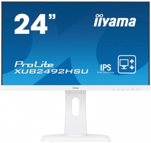 Monitor 23.8 cala XUB2492HSU-W1 IPS,HDMI,DP,USB,Biały,PIVOT 