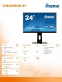 Monitor 23.8 cali XUB2492HSN-B1 IPS,FHD, USB-C, DaisyChain, DP, HDMI,USB 3.0 -1475720