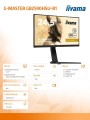Monitor 24.5 cala GB2590HSU-B1 0.4ms,IPS,DP,HDMI,240Hz,400cd,USB3.0-1530180