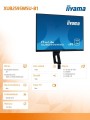 Monitor 25 XUB2595WSU-B1 IPS.PIVOT.16:10.USB.DP.-1424383