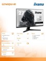 Monitor 27 cali G2740QSU-B1 IPS,QHD,75Hz,1ms,FreeSync,HDMI,DP,USB-1481796