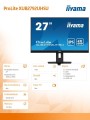 Monitor 27 cali  XUB2792UHSU-B5 4K,IPS,DVI,DP,HDMI,PIP,250cd,USB3.0 -1662202
