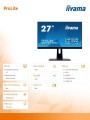 Monitor 27 B2791QSU-B1 WQHD,PIVOT,HDMI,DP,USB. -1402329