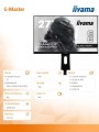 Monitor 27 GB2730HSU-B1 1MS,HDMI,DP,USB,PIVOT,FLICKER FREE, -1402443