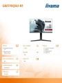 Monitor 27 cali GB2770QSU-B1 0.5ms,IPS,DP,HDMI,165Hz,400cd/m2,USBx2 -1494786