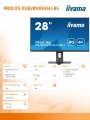 Monitor 28 cali XUB2893UHSU-B5,IPS,4K,HDMI,DP,2x2W,HAS(150mm) -1635258
