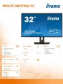 Monitor 32 cale XB3270QS-B5 IPS,WQHD,HDMI,DP,DVI,HAS(150mm)-1635271