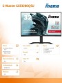 Monitor G-Master 31.5 cala GCB3280QSU-B1 VA,QHD,165Hz,1500R,0.2ms,2xHDMI,2xDP -1658539