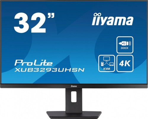 Monitor ProLite XUB3293UHSN 31.5 cala XUB3293UHSN-B5 IPS,4K,USB-C DOCK,KVM,SLIM,2x3W,RJ45 -1658540