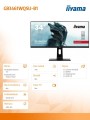 Monitor 34 cale GB3461WQSU-B1 IPS,UWQHD,144HZ,1MS,USB3.0,2xHDMI,2xDP. -1456455