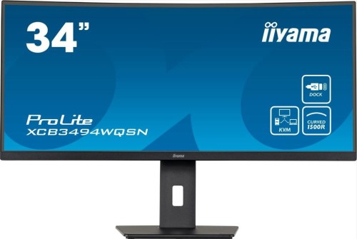 Monitor 34 cale XCB3494WQSN-B5 VA,UWQHD,1500R,USB-cDock,KVM,HAS(150mm)-1635287