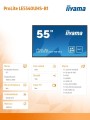 Monitor 55 LE5540UHS-B1 4K, 18/7, AMVA3, LAN, HDMI-1404260