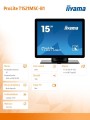 Monitor 15 T1521MSC-B1 POJEMNOŚCIOWY 10PKT.,TN,7H-1377573