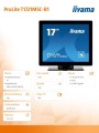 Monitor 17 T1721MSC-B1 POJEMNOŚCIOWY 10PKT,TN,7H-1377587
