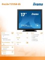 Monitor dotykowy T1731SR-B5 17 TN, IP54, głośniki-1404474