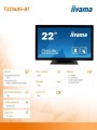 Monitor 22 cale T2234AS-B1 POJ.10PKT.IP65,HDMI,ANDROID 8.1, -1445399