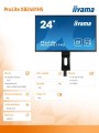 Monitor 24 XB2481HS-B1 SLIM AMVA+, HDMI, DVI, PIVOT, Głośniki-1349912