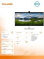 Monitor P3424WEB 34 cale IPS Zakrzywiony WQHD (3440x1440)/21:9/HDMI/DP/USB-C/RJ-45/Kamera/Głośniki/Mikrofon/3Y-1716039