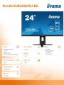 Monitor 23.8 cala XUB2492HSU-B6 IPS,HDMI,DP,VGA,100Hz,PIVOT,USB,HAS/150mm -1719597