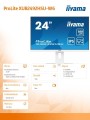 Monitor 23.8 cala XUB2492HSU-W6 IPS,HDMI,DP,100Hz,SLIM,HAS(150mm),4xUSB-1720229