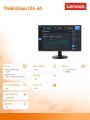 Monitor 23.8 cala ThinkVision C24-40 WLED 63DCKAT6EU -1717818