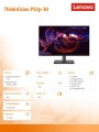 Monitor 31.5 cala ThinkVision P32p-30 WLED LCD 63D1RAT1EU -1717753