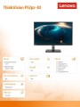 Monitor 31.5 cala ThinkVision P32pz-30 63E5GAT2EU -1717835
