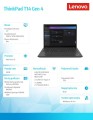 Ultrabook ThinkPad T14 G4 21HD009YPB W11Pro i7-1360P/16GB/1TB/MX550 4GB/14.0 WUXGA/Thunder Balck/3YRS Premier Support + CO2 Offset -1731880