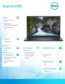 Notebook Inspiron 3520 Win11Pro i5-1235U/1TB/16GB/INTEL IRIS XE/15.6 FHD/FHG//BLACK/2Y NBD-1742467