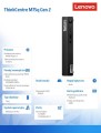Komputer ThinkCentre M75q G2 Tiny 11JN000DPB W11Pro 5350GE/8GB/256GB/AMD Radeon/3YRS OS -1606369