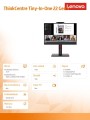 Monitor 21.5 cala ThinkCentre Tiny-in-One Touch Gen 5 12N9GAT1EU -1754835