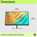 Monitor 27 cali E27u G5 QHD USB-C 6N4D3AA#ABB -1756687