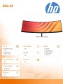Monitor E45c G5 zakrzywiony DQHD    6N4C1AA#ABB-1756845