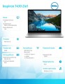 Notebook Inspiron 7430 2in1 Win11Pro i7-1360P/512GB/16GB/Intel Iris Xe/14.0 FHD+ Touch/Silver/2Y NBD-1763666