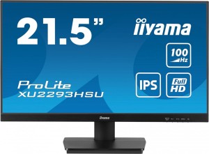 Monitor ProLite XU2293HSU-B6 21.5 cala  IPS,100Hz,FHD,1ms,HDMI,DP,2xUSB,2x2W, FreeSync