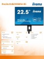 Monitor 22.5 cala XUB2395WSU-B5 IPS,PIVOT,1920x1200,DP,HDMI,VGA,16:10,2xUSB,2x2W,Freesync,HAS(150mm)-1764810