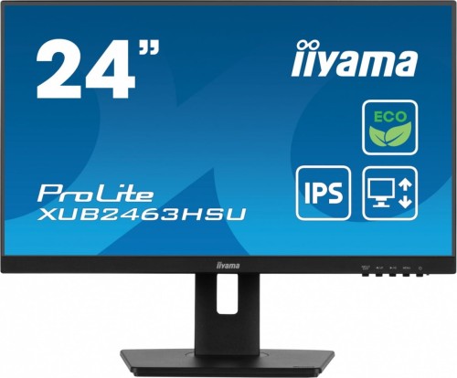 Monitor 23.8 cala ProLite XUB2463HSU-B1 IPS,100HZ,ECO,3ms,SLIM,HDMI,DP,2x USB3.22x2W,HAS(150mm),TCO,EPEAT-1764839