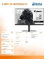 Monitor 27 cali G-Master GB2745QSU-B1 IPS,QHD,100Hz,1ms,2xUSB,2x2W,FreeSync,  HAS(150mm)-1764581