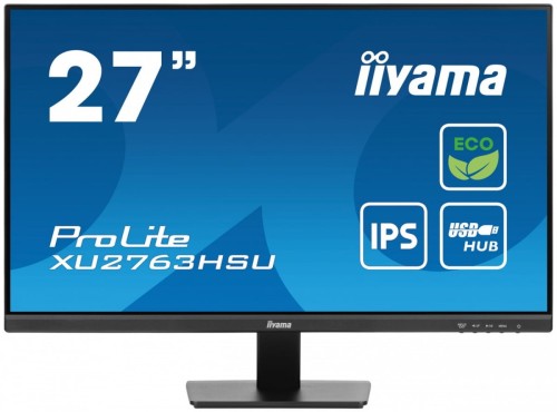 Monitor 27 cali ProLite XU2763HSU-B1 IPS,100HZ,ECO,3ms,SLIM,HDMI,DP,2x USB3.2 TCO,EPEAT-1764853