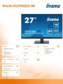 Monitor 27 cali ProLite XU2792QSU-B6 IPS,QHD,100Hz,HDMI,DP,4xUSB3.2,SLIM-1764906