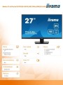 Monitor 27 cali ProLite XU2793QSU-B6 IPS,QHD,100Hz,HDMI,DP,2x2W,2xUSB(3.2), FreeSync-1764919