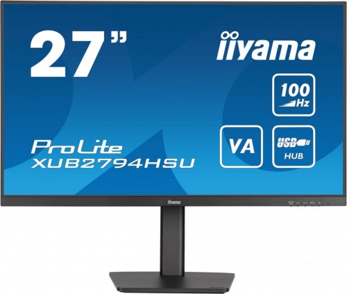 Monitor 27 cali ProLite XUB2794HSU-B6 VA,FHD,100HZ,4000:1,1MS,HDMI,DP,2xUSB,  FreeSync,2x2W,HAS(150mm),PIVOT-1764960