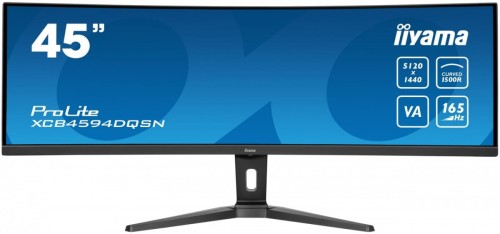 Monitor 44.5 cala XCB4594DQSN-B1 VA,DQHD,165HZ,USB-C-DOCK,RJ45,32:9,1500R,450cd/m2,3000:1,0.8ms,3xUSB,2xHDMI,1xDP,2x3W,PowerDelivery-90W-1764972